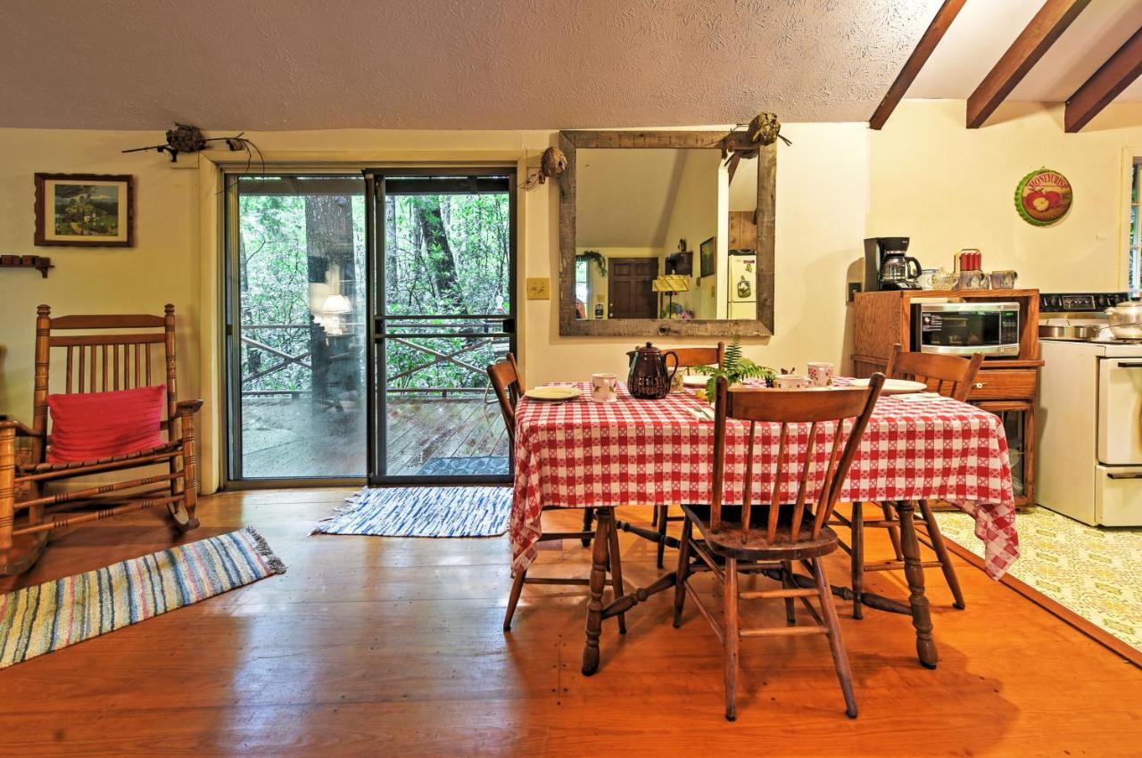 Serene Creekside Cottage Near Asheville Fire Pit Candler Экстерьер фото