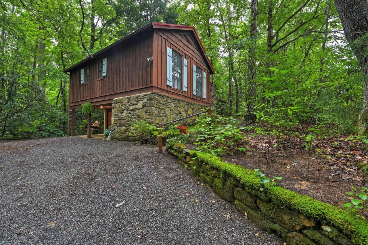 Serene Creekside Cottage Near Asheville Fire Pit Candler Экстерьер фото